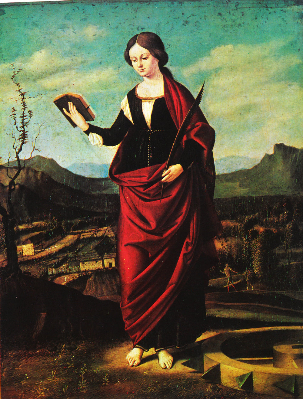Sainte Catherine d’Alexandrie - Marco Basaiti - Alpha Reproduction