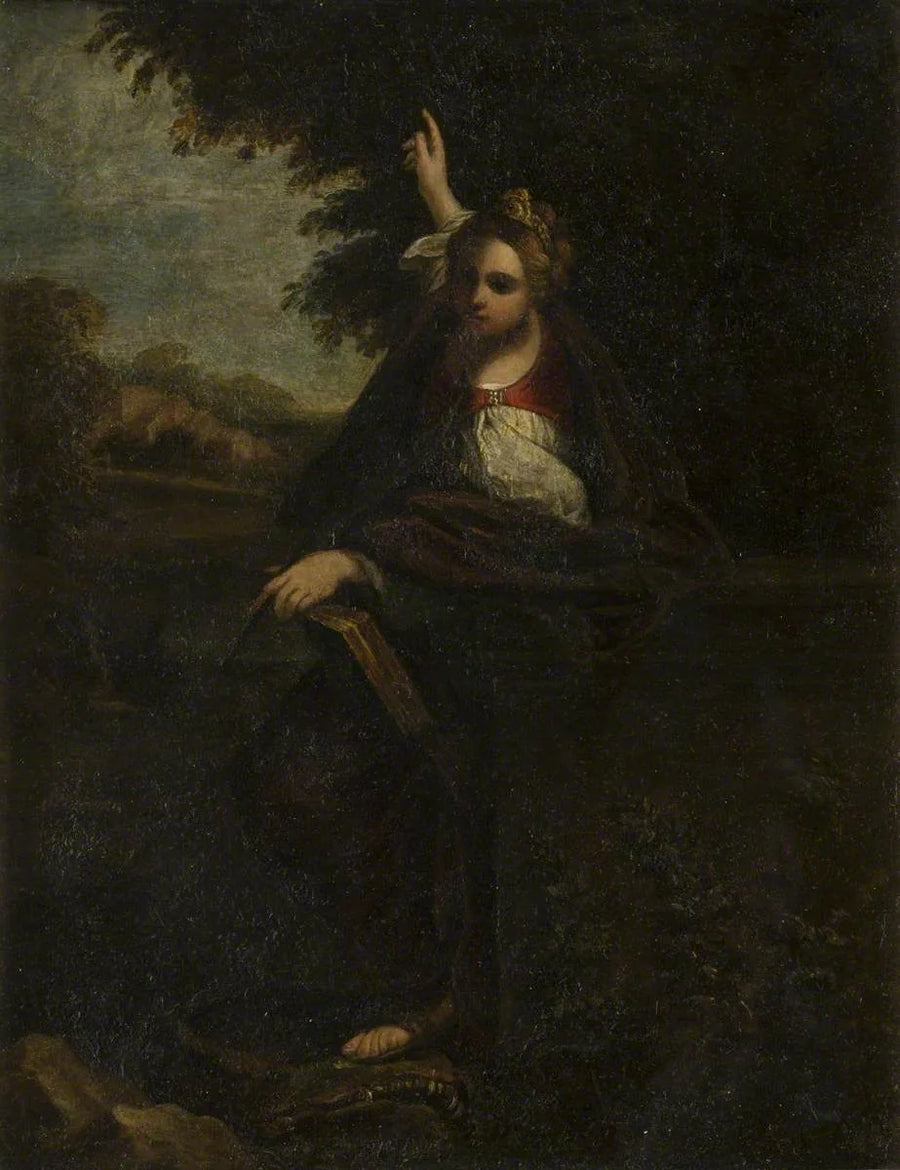 Sainte Catherine dans un paysage - Annibale Carracci