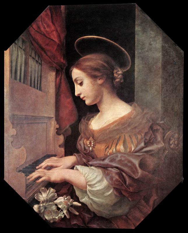 Sainte Cécile Orguyla - Carlo Dolci