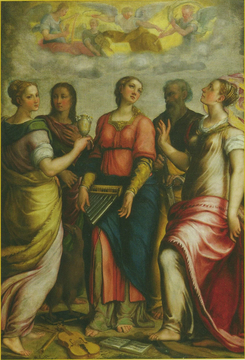 Sainte Cécile ve Saint - Federico Barroci