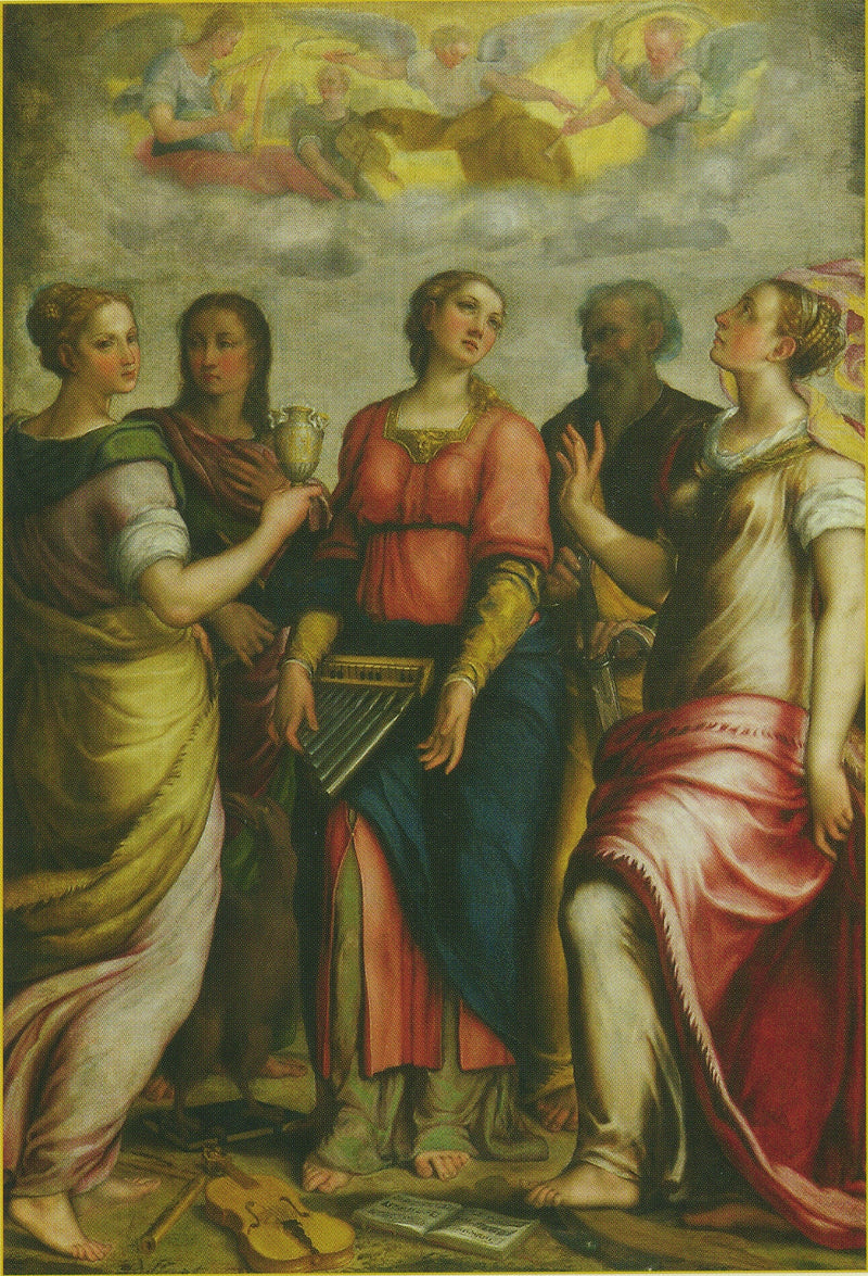 Sainte Cécile ve Saint - Federico Barroci