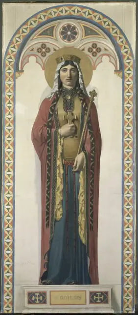 Klodvik'in eşi Sainte Clotilde - Jean-Auguste-Dominique Ingres