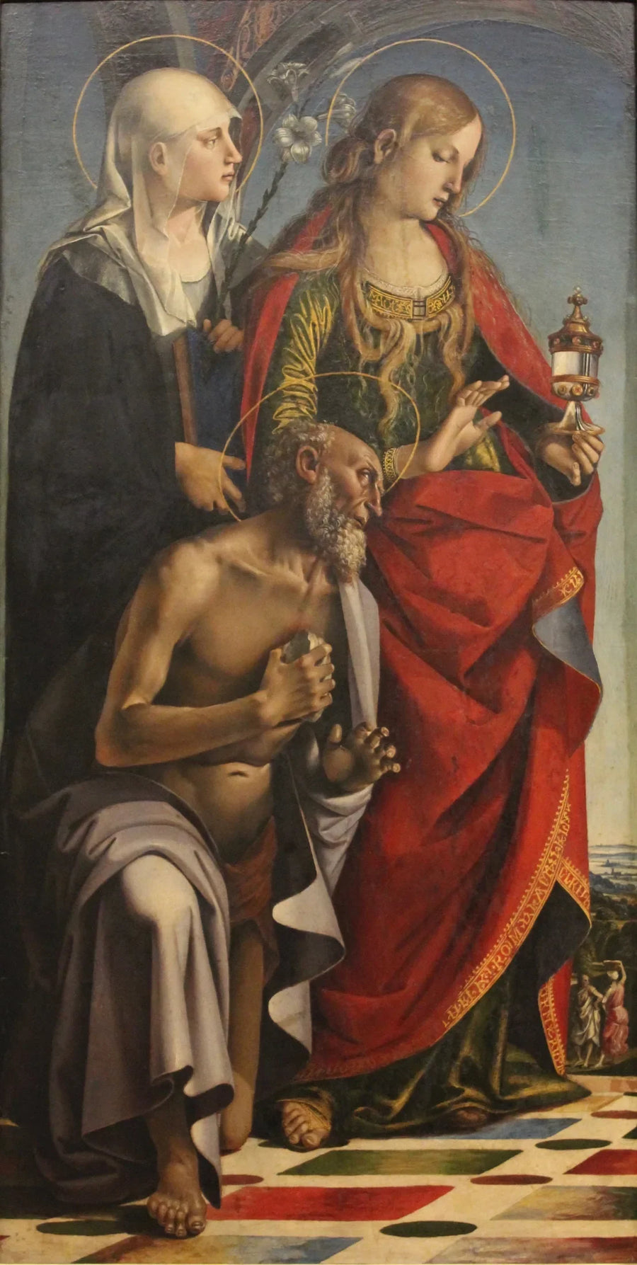 Sainte Eustachie, Sainte Marie-Madeleine ve Saint Jérôme - Luca Signorelli
