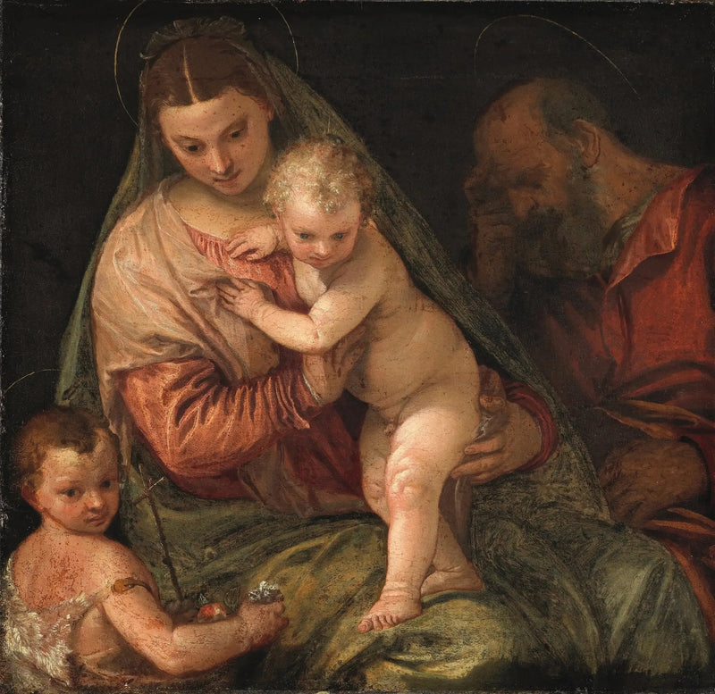 Kutsal Aile ve Genç Aziz Jean - Paul Véronèse