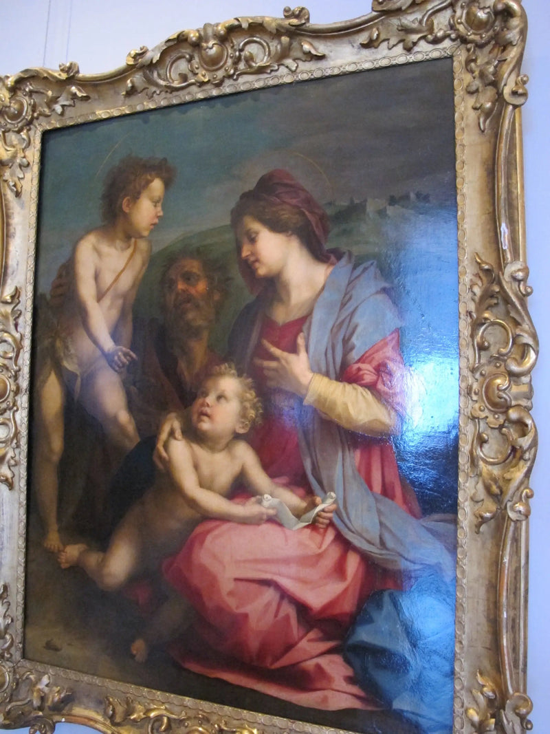 Aziz Aile ve Vaftizci Yahya ile - Andrea del Sarto