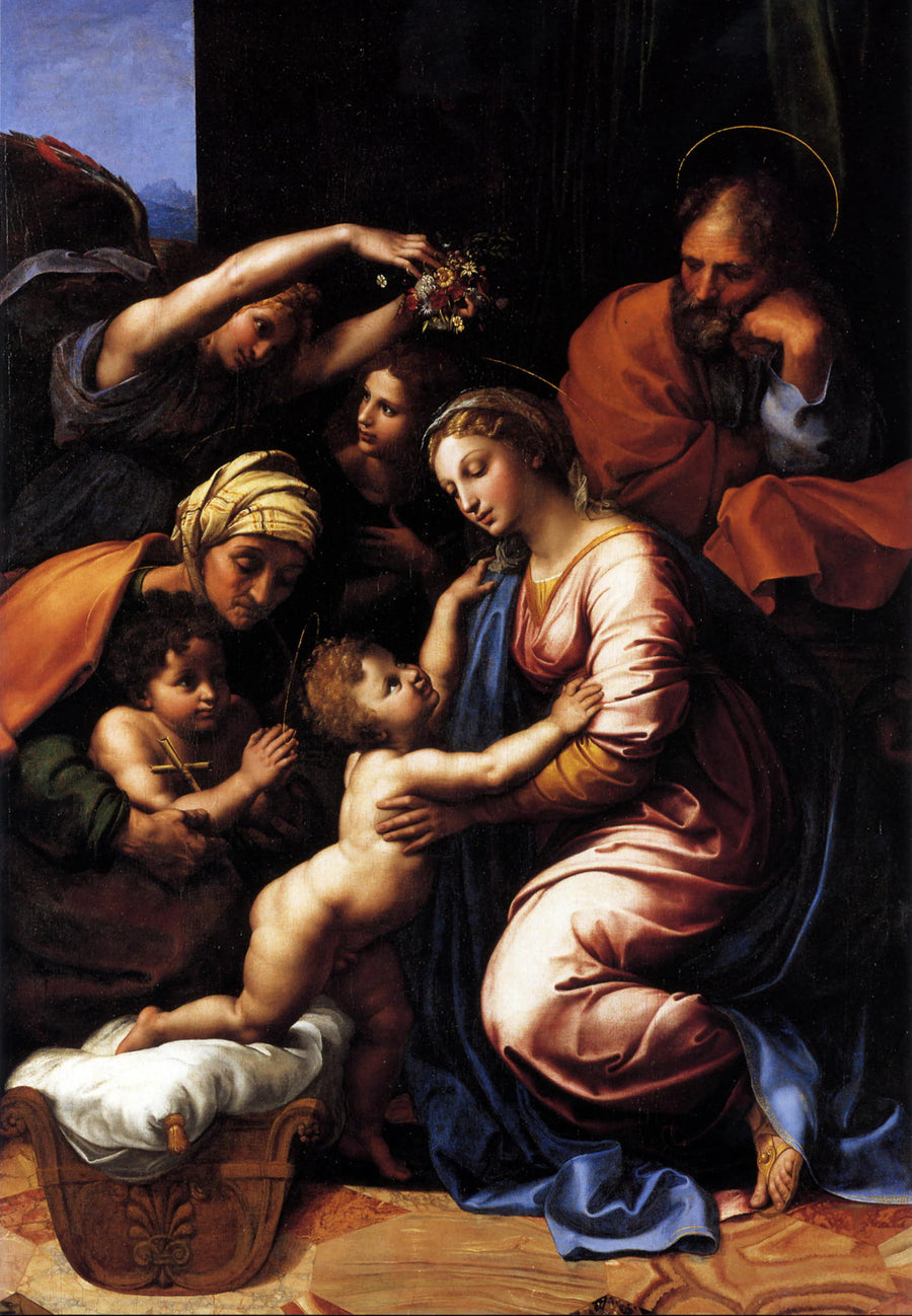 Sainte Famille de François Ier - Raphaël Sanzio
