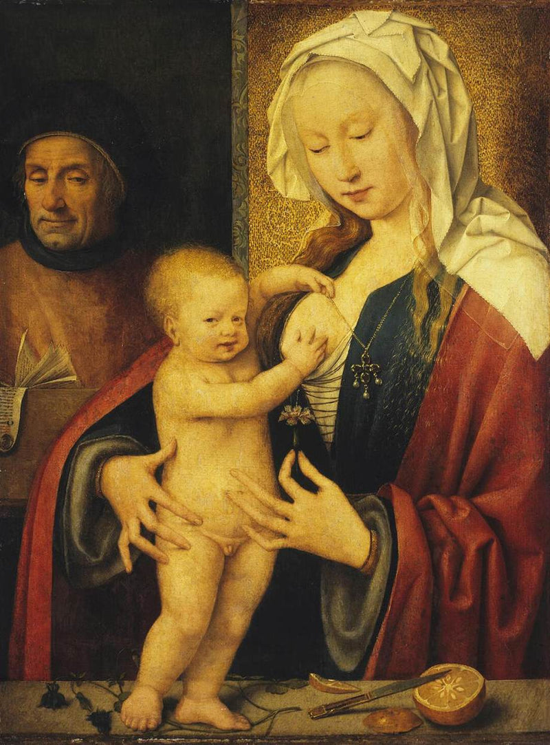 Kutsal Aile - Joos van Cleve