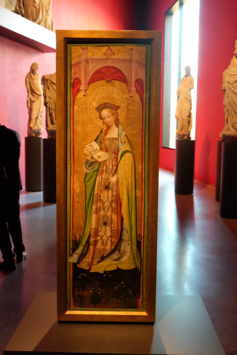 Soest'teki Sainte-Walburge Kilisesi'nden Sainte Odile, bir tabernakül ailesi - Conrad von Soest