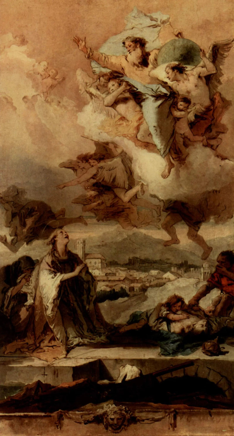 Sainte Thècle hastalara dua eder - Giovanni Battista Tiepolo