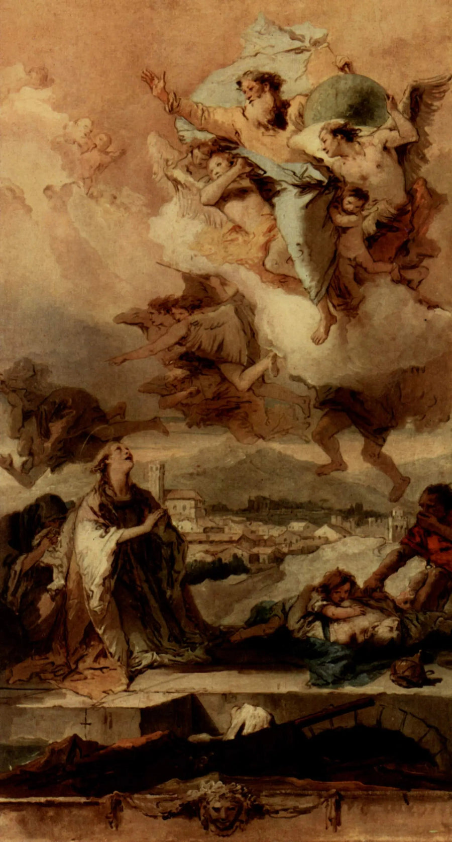 Sainte Thècle hastalara dua eder - Giovanni Battista Tiepolo