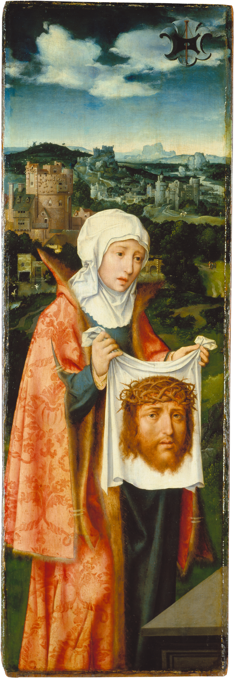 Sainte Véronique sunağı gösteren - Joos van Cleve