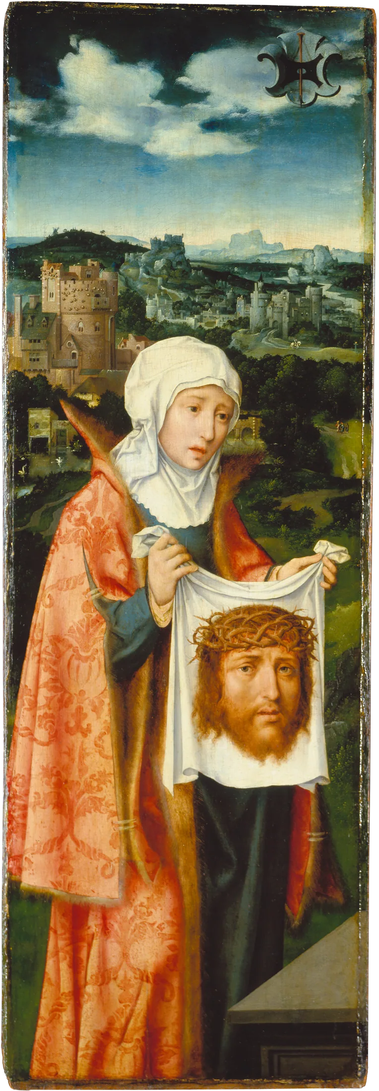 Sainte Véronique sunağı gösteren - Joos van Cleve
