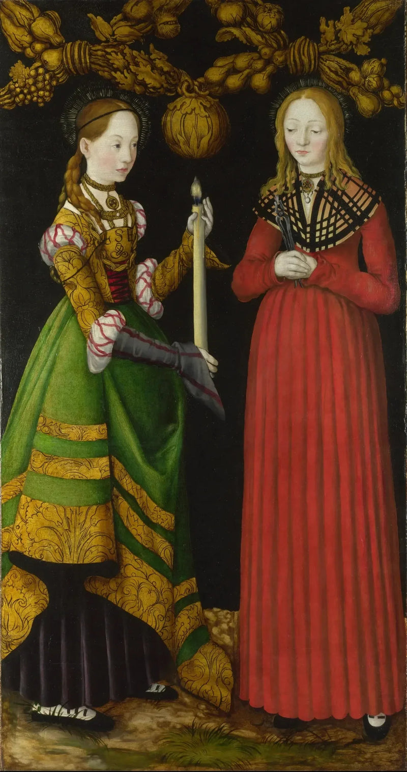 Saintes Geneviève ve Apollonie - Lucas Cranach the Elder