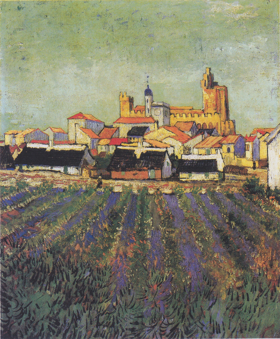Saintes-Maries-de-la-Mer Manzarası - Vincent van Gogh