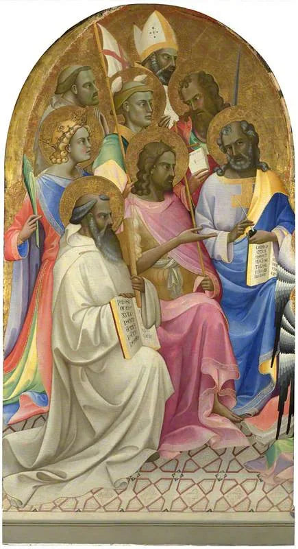 Azizler İbadetçiler: Sol Ana Panel - Lorenzo Monaco