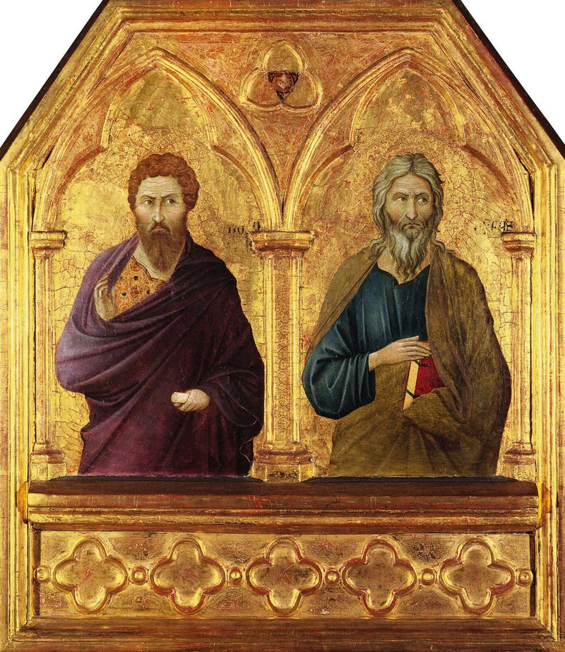 Saint Barthélemy ve André - Ugolino di Nerio