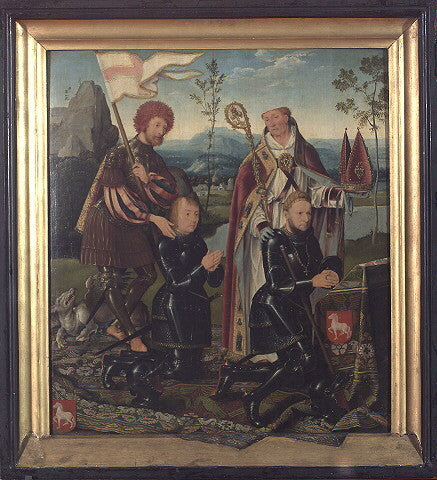 Aziz Georges ve Nicasius ile Georg ve Nicasius Hackeney - Joos van Cleve