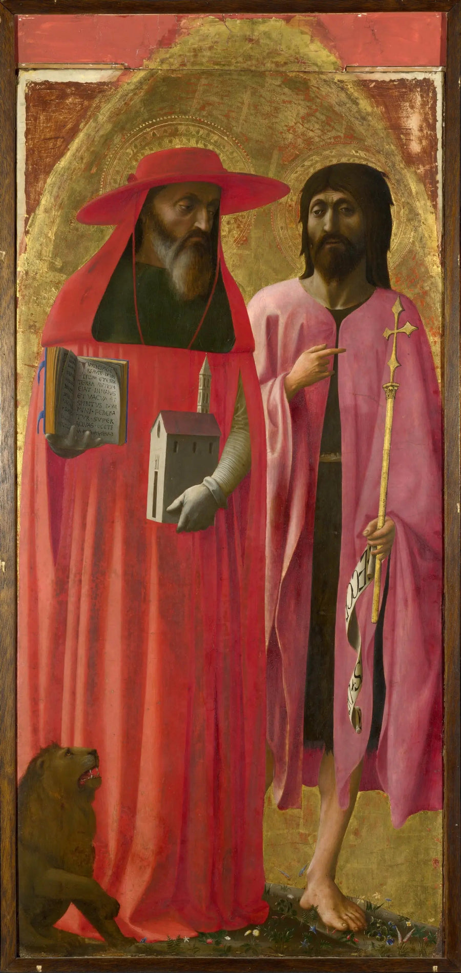 Aziz Jerome ve Aziz Jean-Baptiste - Masaccio