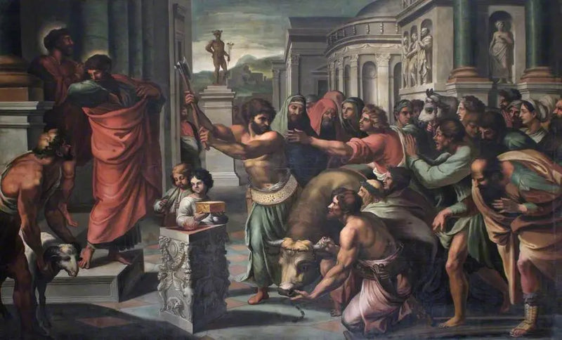 Lystra'daki Aziz Paul ve Barnaba - Raphael Sanzio