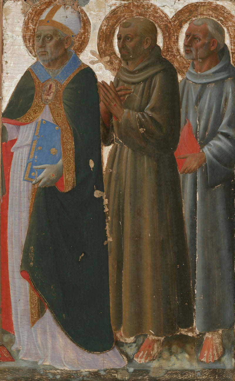 Azizler Zénobe, François ve Antoine de Padoue - Zanobi Strozzi