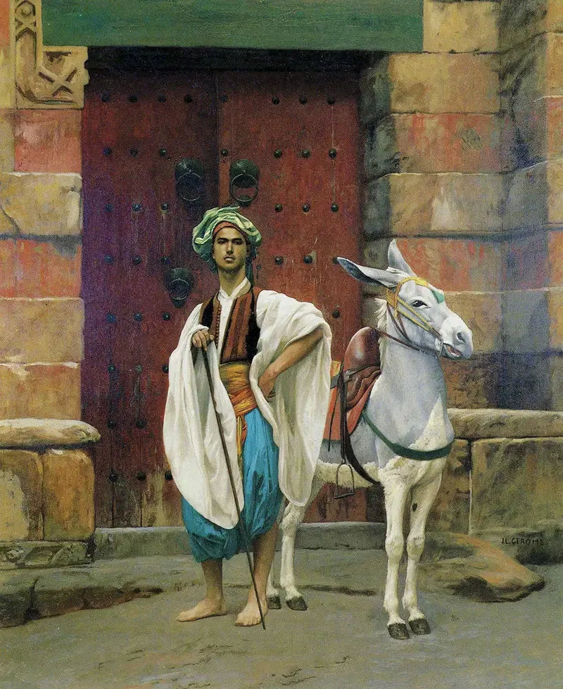Saïs ve onun eşeği - Jean-Léon Gérôme