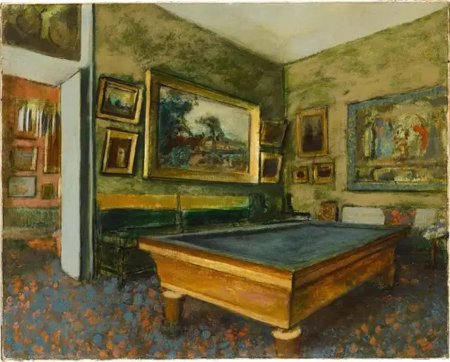 Bilardo Salonu - Edgar Degas