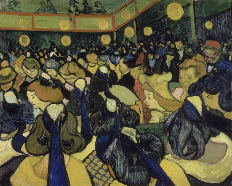 Arles'teki Dans Salonu - Vincent van Gogh