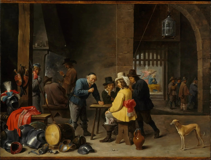 Saint Pierre'nin Kurtarılması ile Gözetleme Salonu - David Teniers genç