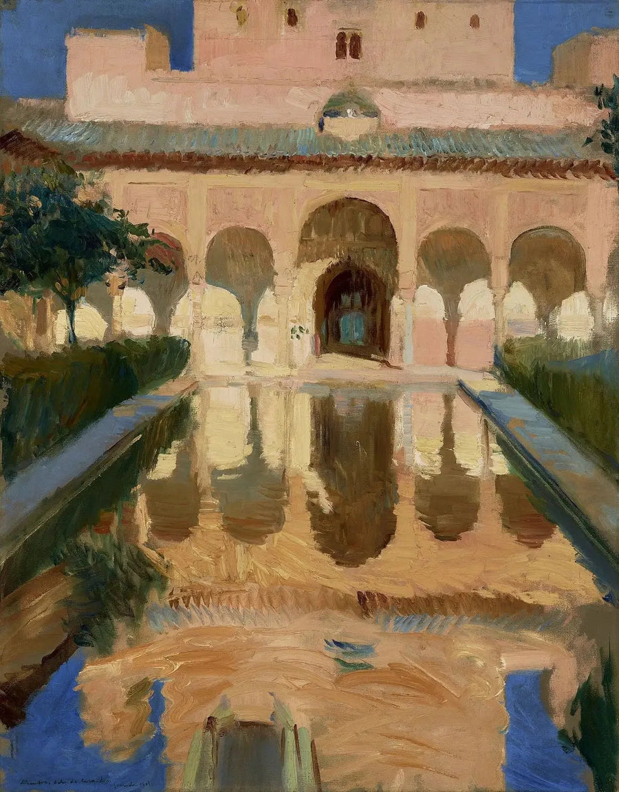 Elçiler Salonu, Alhambra, Granada - Joaquín Sorolla