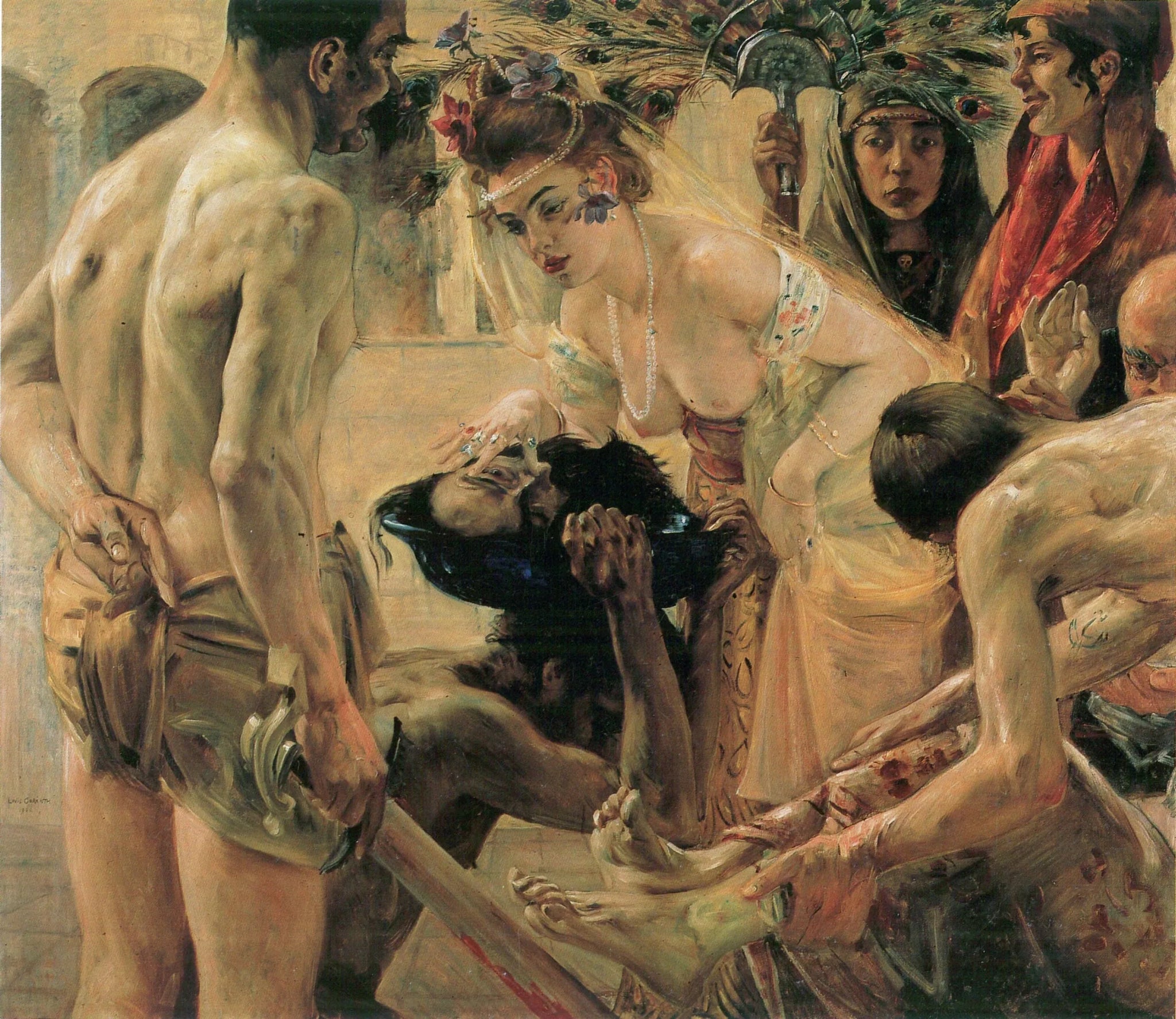Salomé (2e version) - Lovis Corinth image 1 copie de tableau peinte à la main