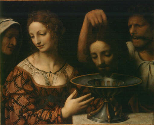 Salomé ve Vaftizci Yahya'nın başı - Bernardino Luini