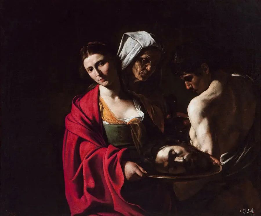 Salome, Aziz Yahya'nın başı - Caravaggio