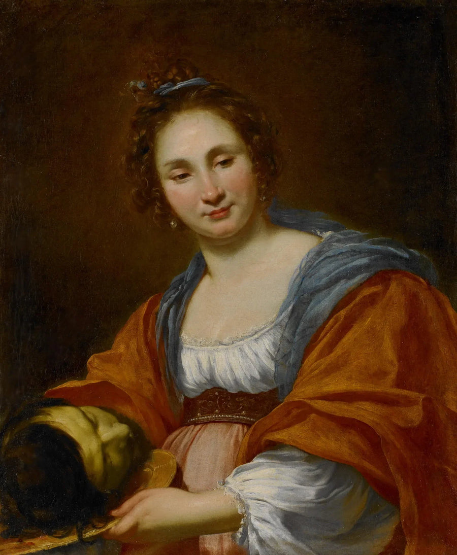 Salomé'nun Vaftizci Yahya'nın başını alması - Simon Vouet