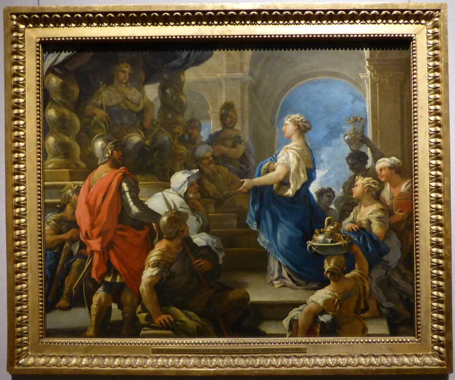 Salomon ve Saba Kraliçesi - Luca Giordano