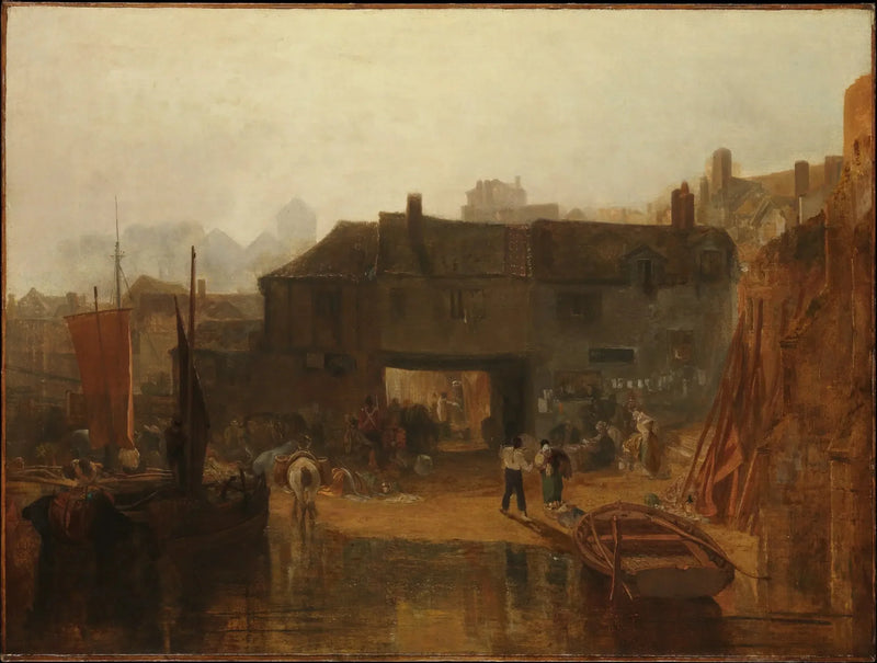 Su Feribotu ile Saltash, Cornwall - J. M. W. Turner