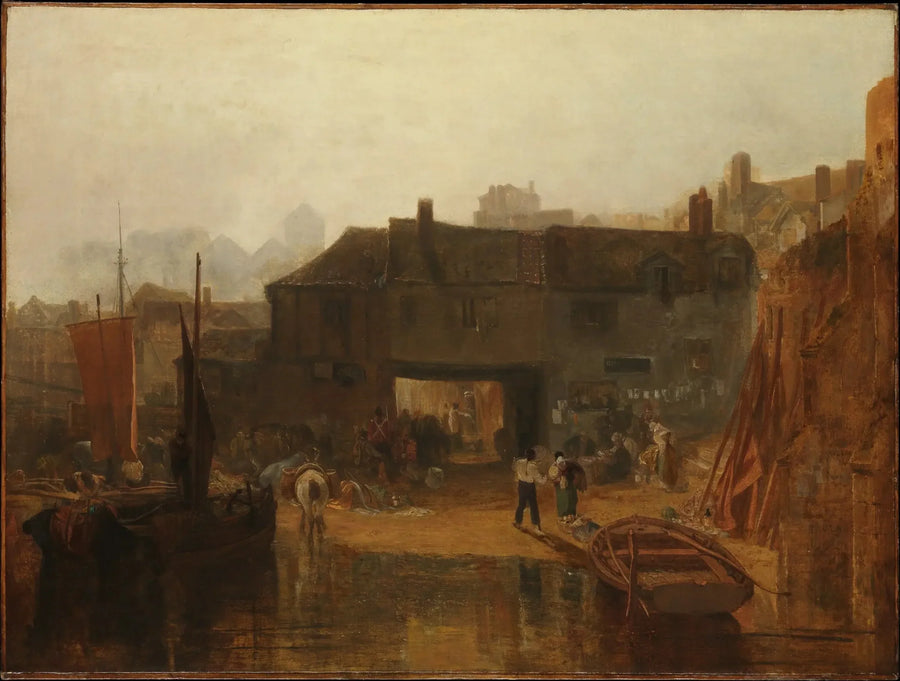 Su Feribotu ile Saltash, Cornwall - J. M. W. Turner