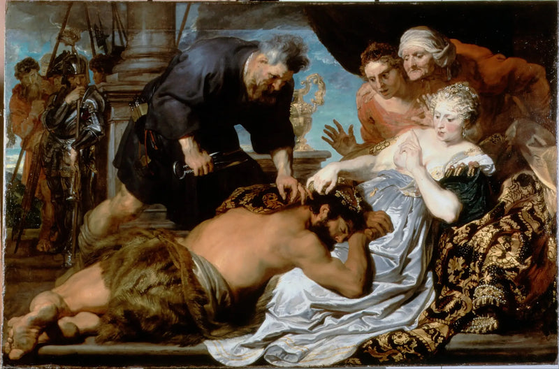 Samson ve Delilah - Antoine van Dyck