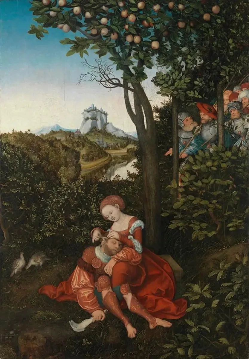 Samson ve Delilah - Lucas Cranach the Elder