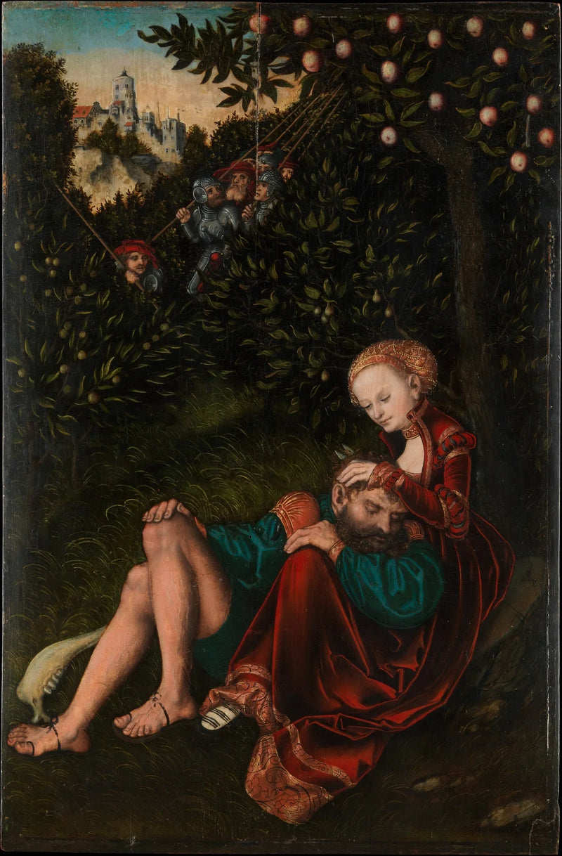 Samson ve Delilah - Lucas Cranach the Elder