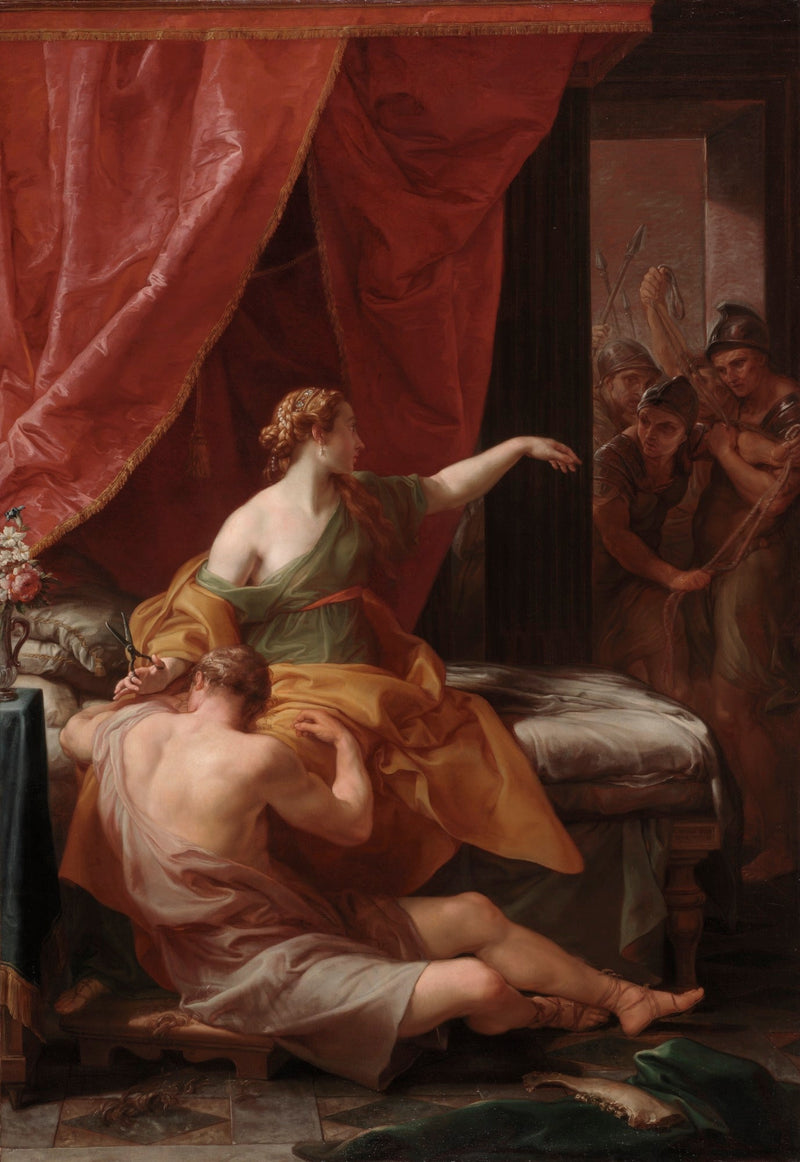 Samson ve Delilah - Pompeo Batoni