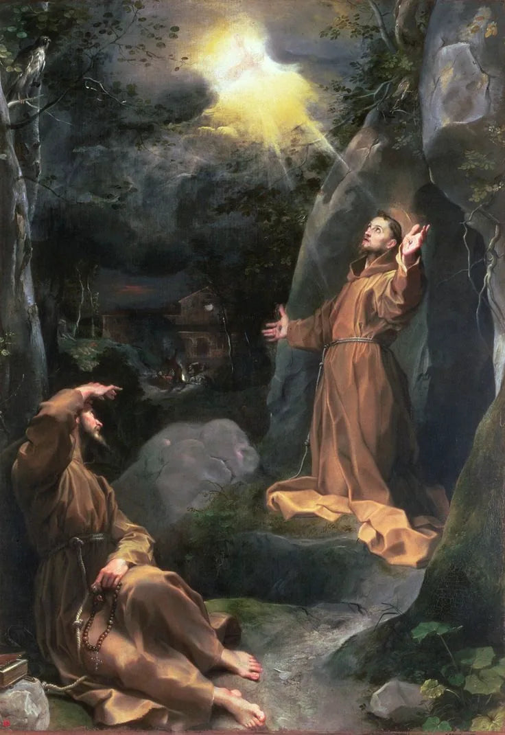 San Francesco stigmatı alıyor - Federico Barroci