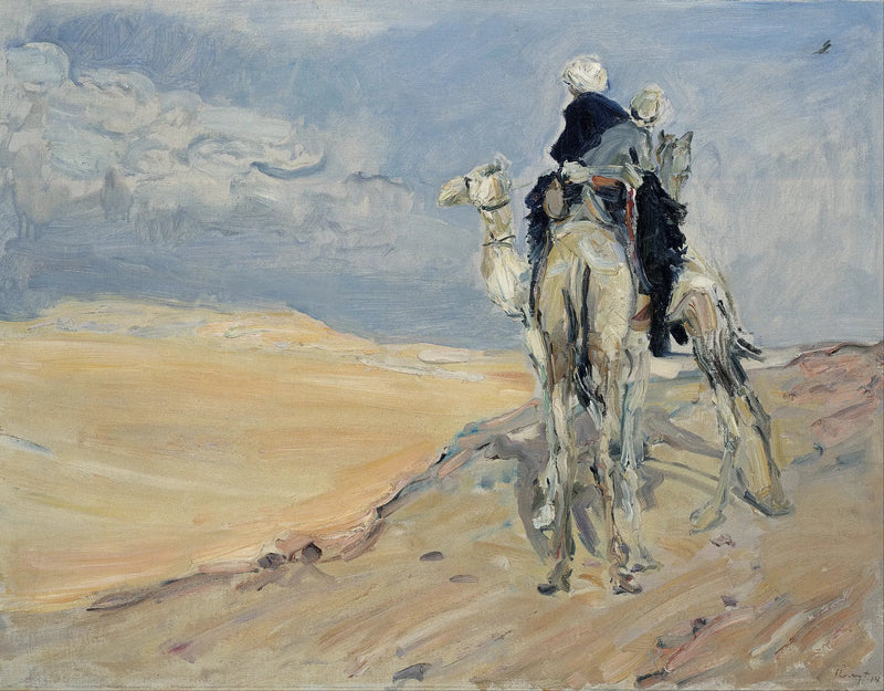 Libya Çölü'nde Kum Fırtınası - Max Slevogt
