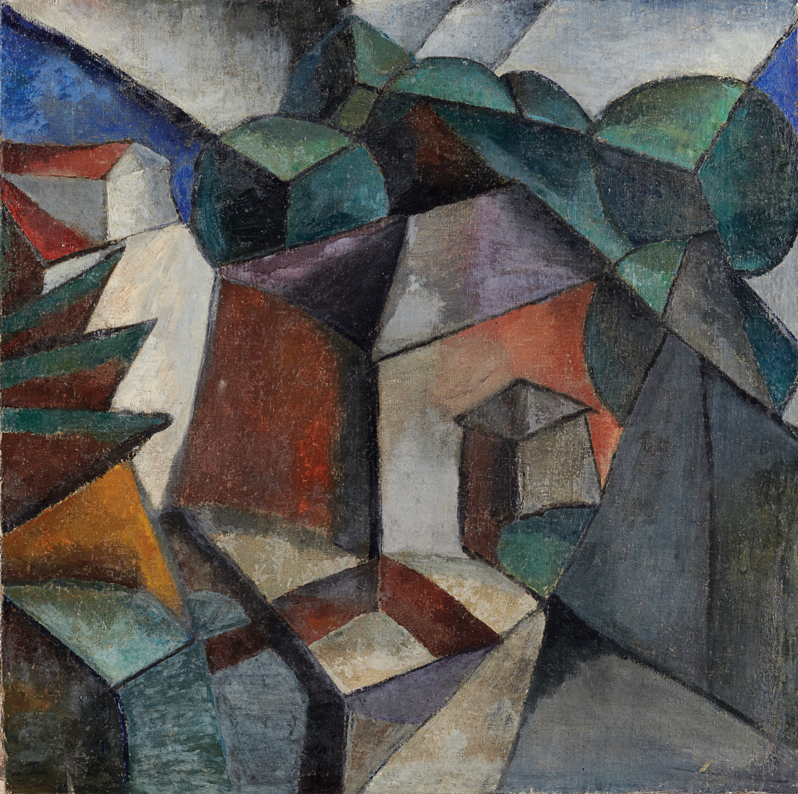 Sans titre - Lioubov Popova image 1 copie peinte à la main à l’huile
