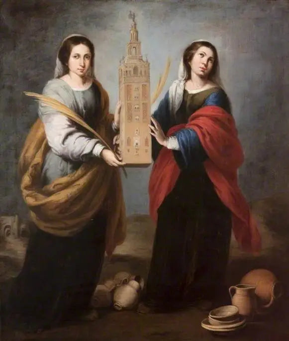Santa Justa ve Santa Rufina - Bartolome Esteban Murillo