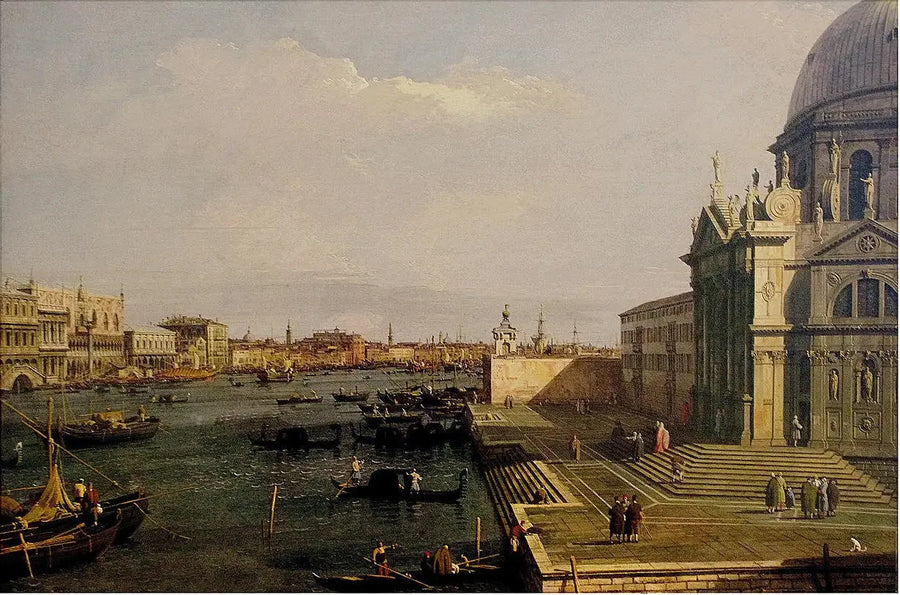 Santa Maria della Salute ve Riva degli Schiavoni, Venedik - Canaletto