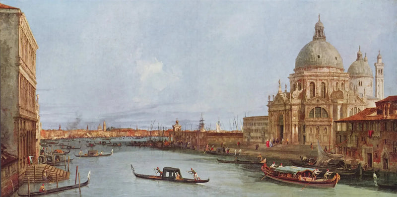 Santa Maria della Salute, Büyük Kanal Venedik - Canaletto