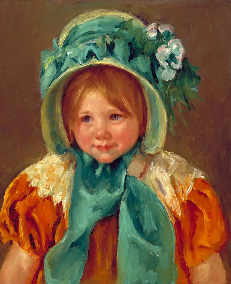 Yeşil şapkalı Sara - Mary Cassatt