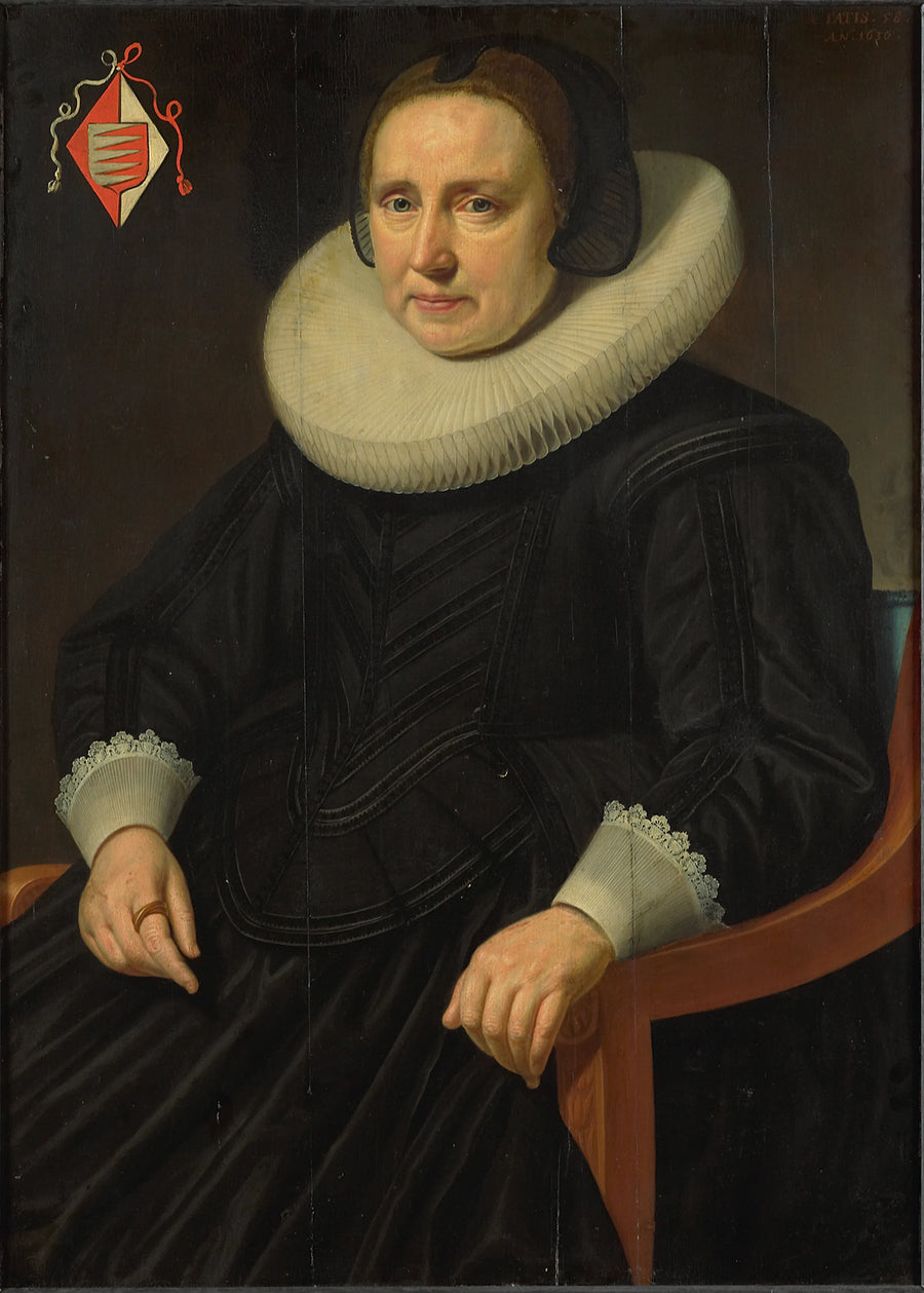 Sara Sweerts de Weert (née en 1579). Deuxième épouse d'Antonius Antonides van der Linden - Hendrik Meerman