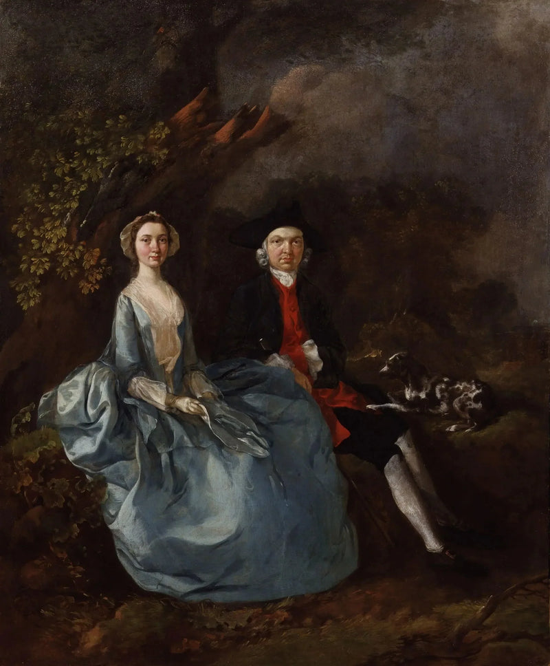 Sarah Kirby (Bull olarak doğdu); (John) Joshua Kirby - Thomas Gainsborough