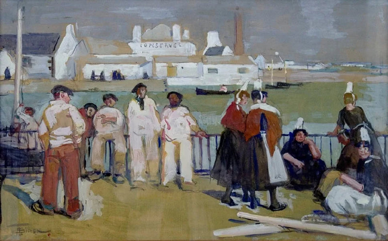 sardinerie à Penmarc'h - Lucien Simon